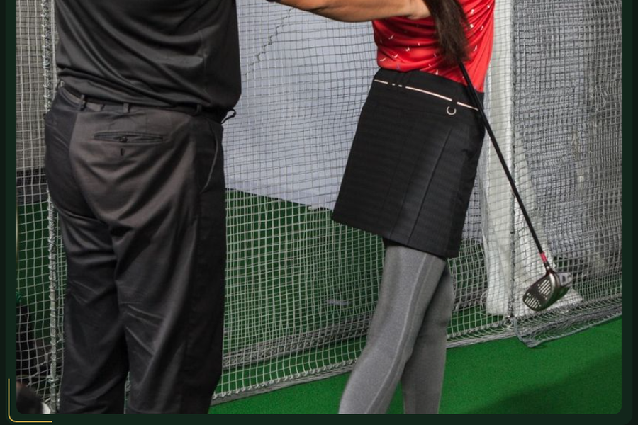 Private party at indoor golf